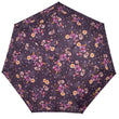 Parapluie Auto Fleurs Aubergine