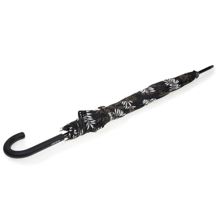 Parapluie Canne Auto Feuille Kaki - Isotoner