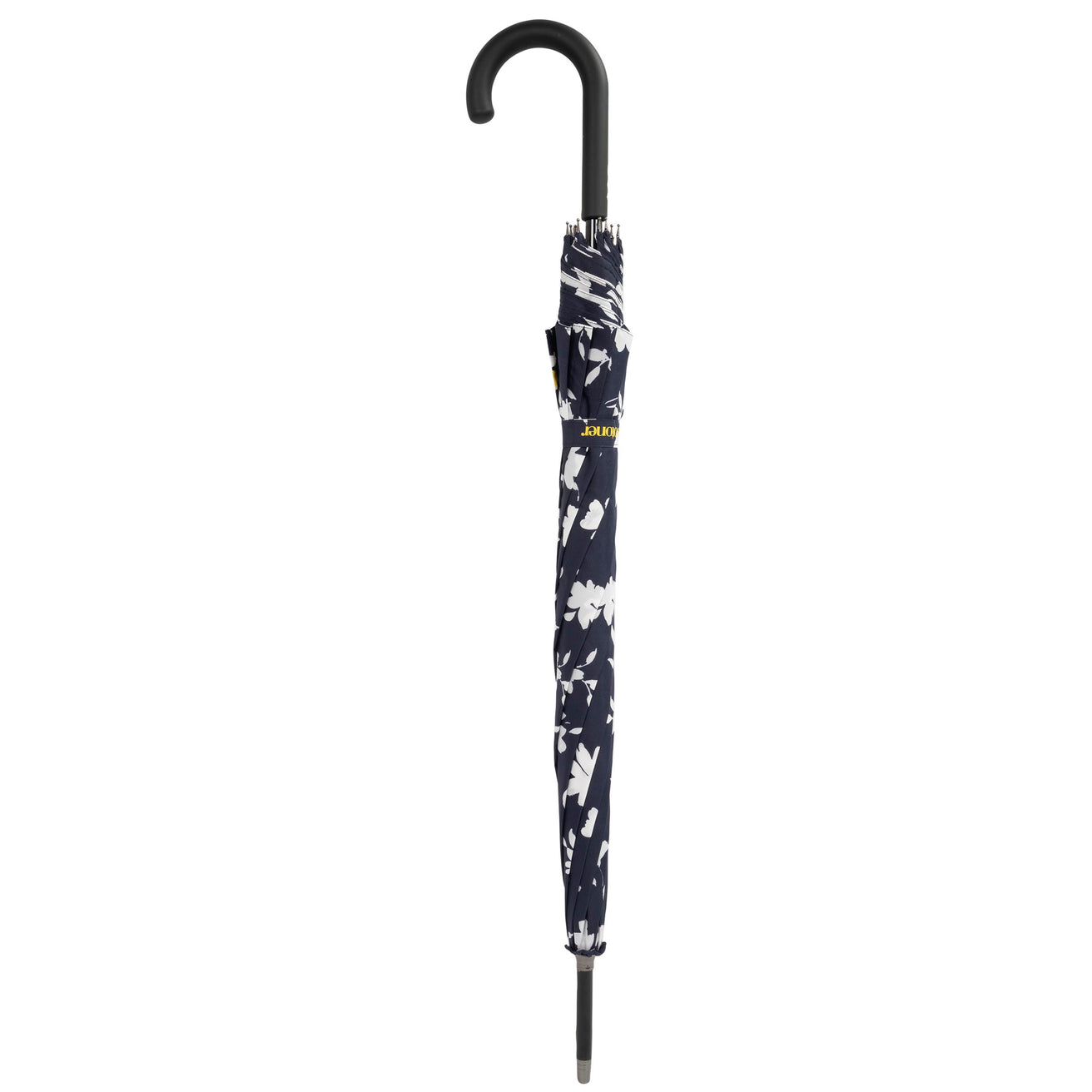 Parapluie Canne Auto Fleurs Marine