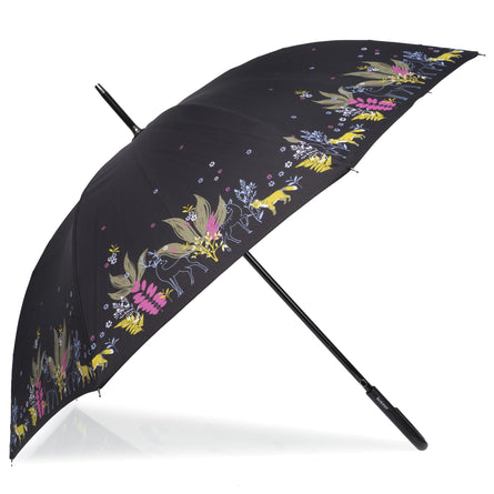 Parapluie Canne Auto Frise Cerf - Isotoner
