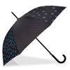 Parapluie Canne Auto Pois contemporain patchwork plume Isotoner