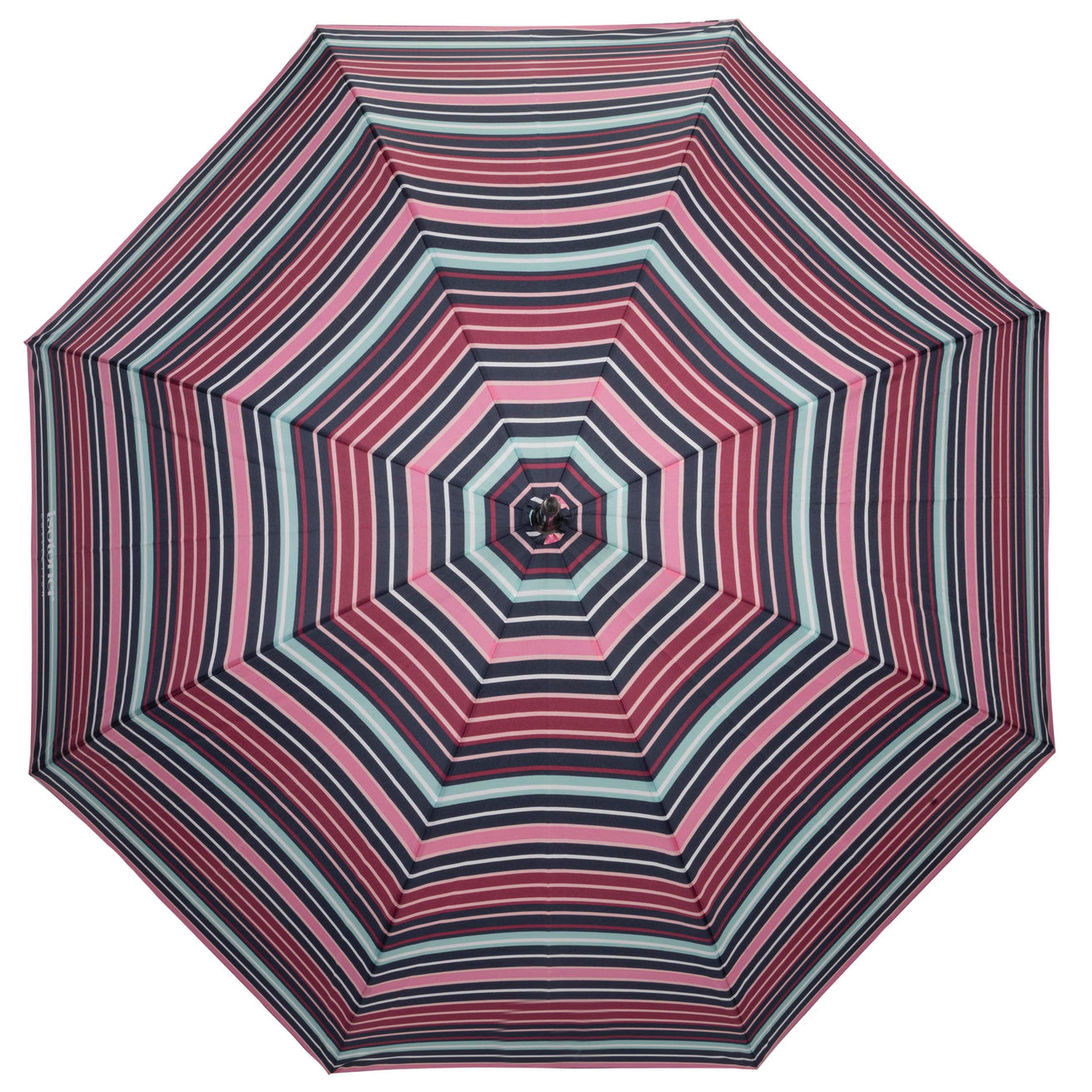 Parapluie Canne Auto Rayure Blush