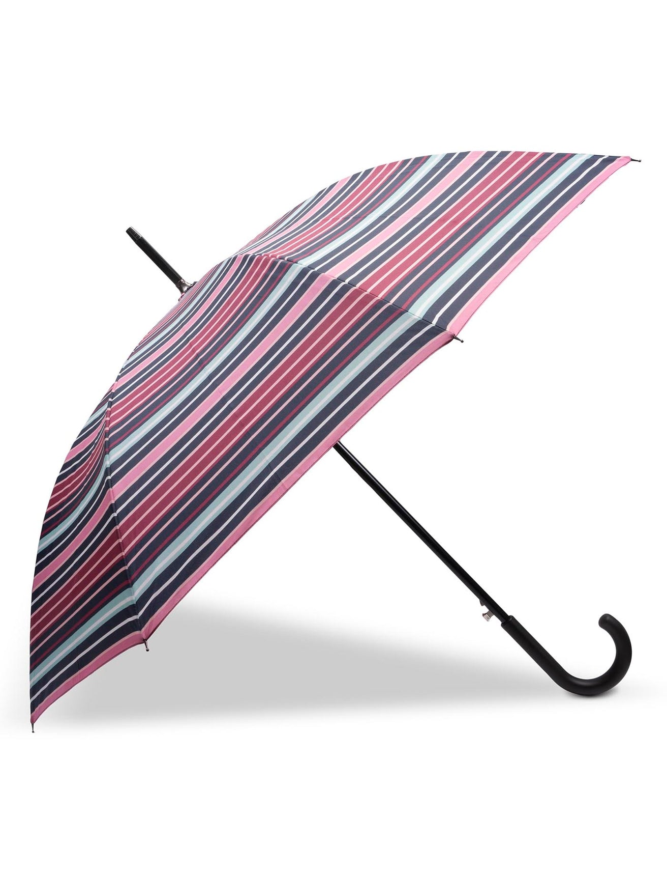 Parapluie Canne Auto Rayure Blush