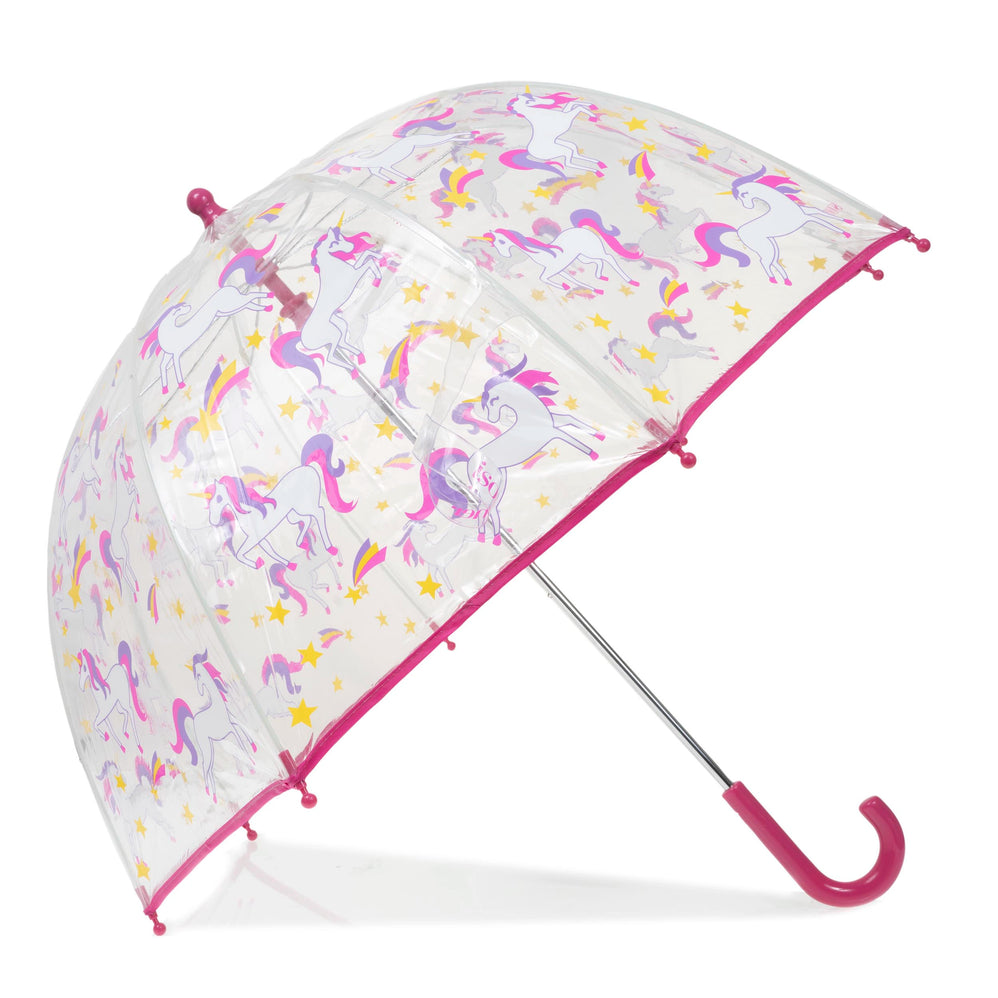 Parapluie Enfant transparent PVC/Licorne étoile - Isotoner