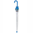 Paraguas Niños transparente PVC/Monstruo Azul