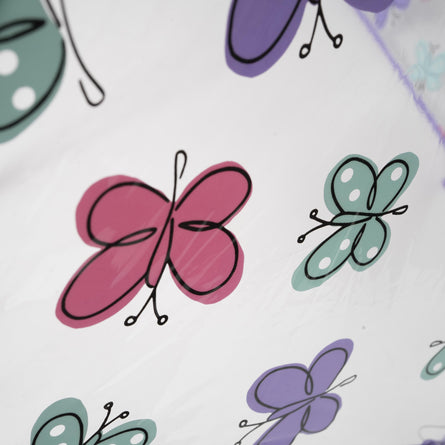 Parapluie Enfant transparent PVC/Papillons - Isotoner