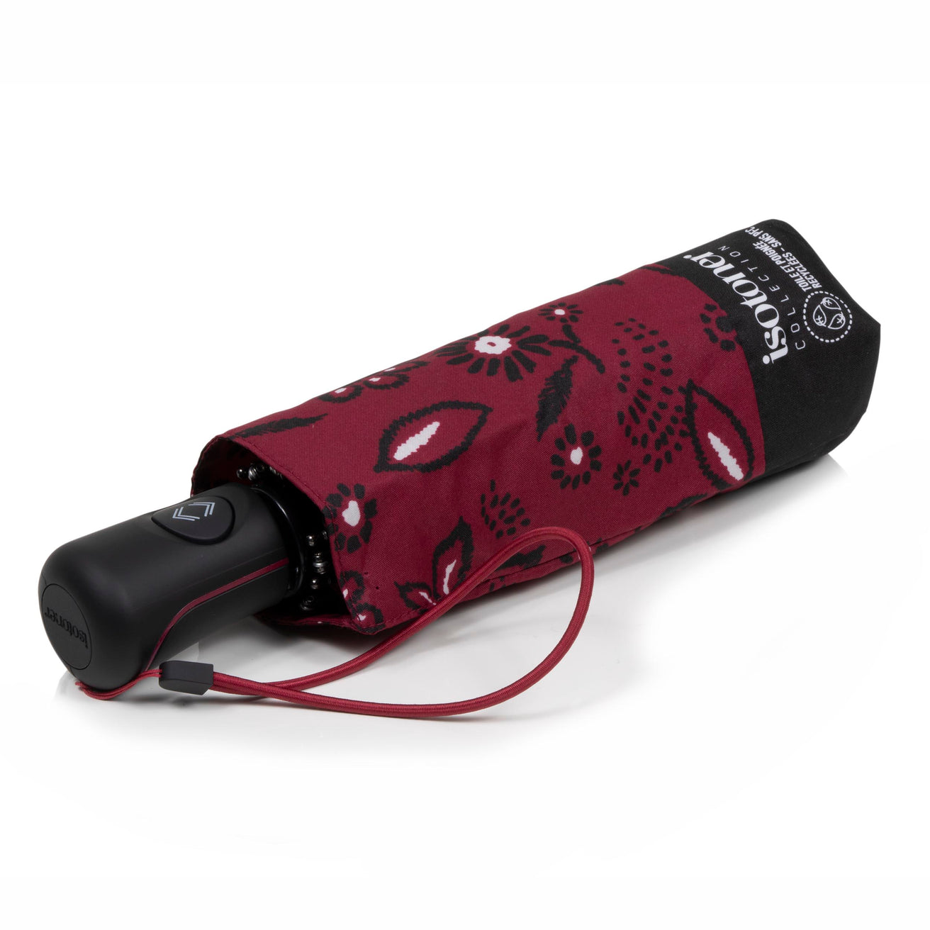 Parapluie Mini Auto Bandana Bordeaux