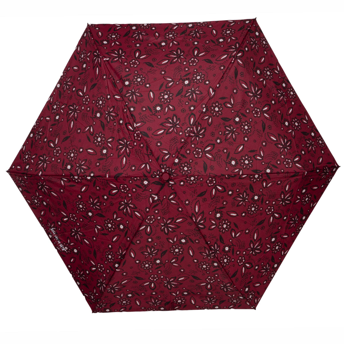 Parapluie Mini Auto Bandana Bordeaux
