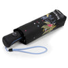 Parapluie Mini Auto Noir frise cerf - Isotoner