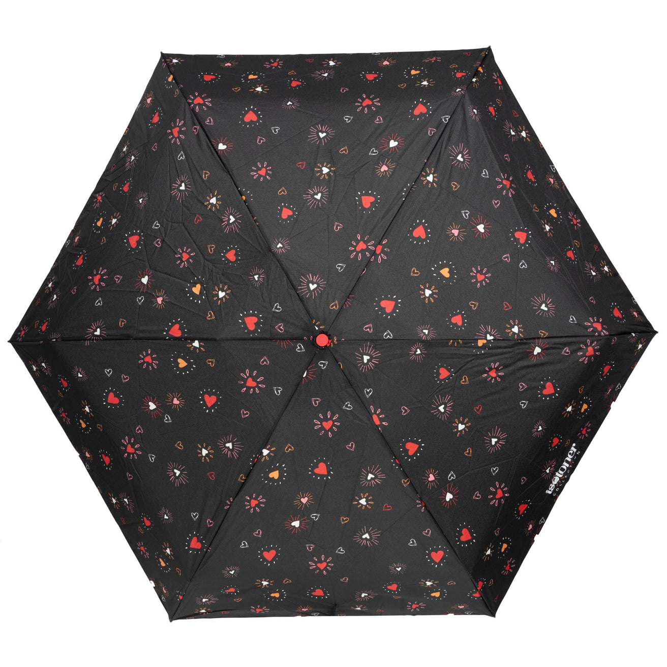 Parapluie Mini Slim Cœur Rouge