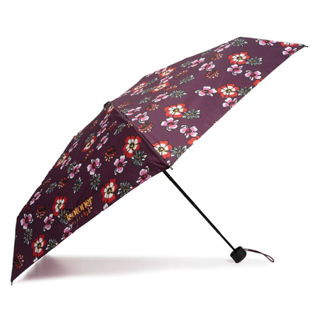 Parapluie Mini Slim Fleurs Pensées - Isotoner