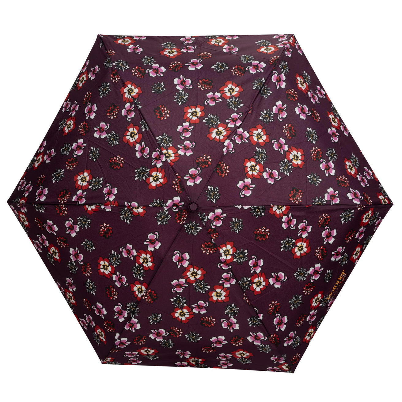 Parapluie Mini Slim Fleurs Pensées