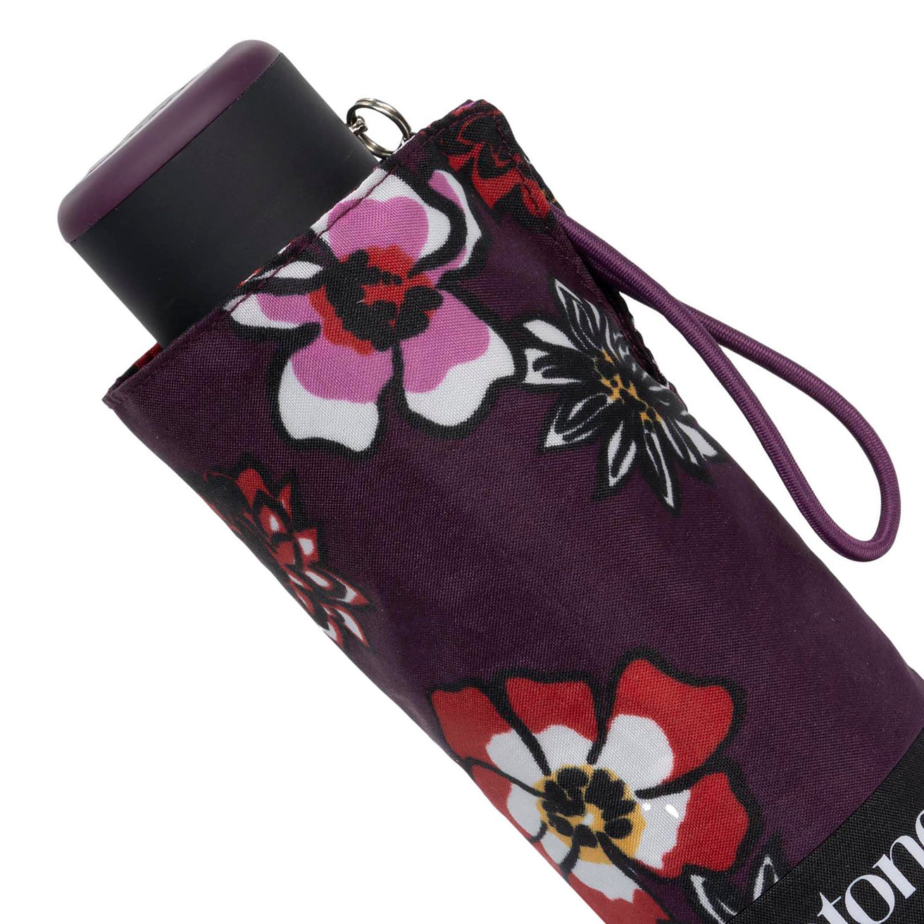 Parapluie Mini Slim Fleurs Pensées