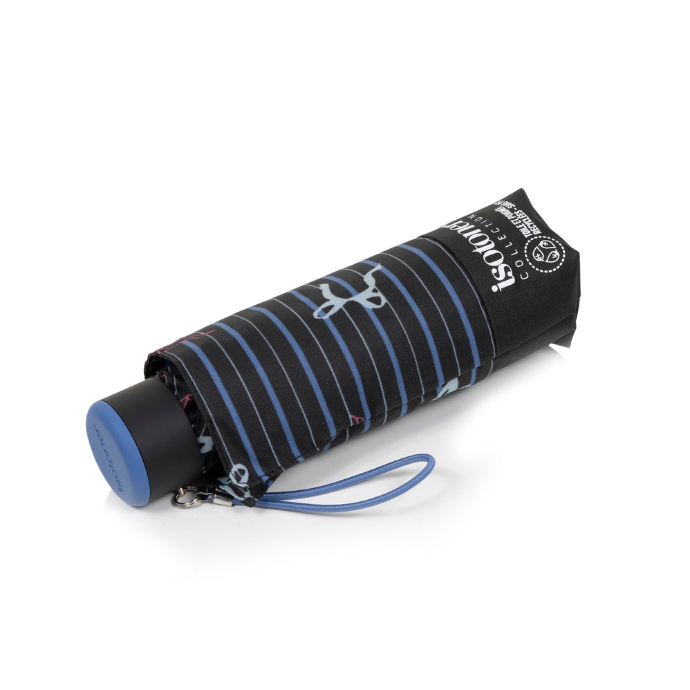 Paraguas Mini Slim Raya Lazo Azul - Isotoner