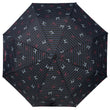 Parapluie Petit Prix Rayure Nœud Bleu