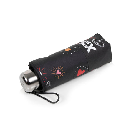 Parapluie X-TRA SOLIDE ALPHA 17,5 cm Cœur Rouge - Isotoner