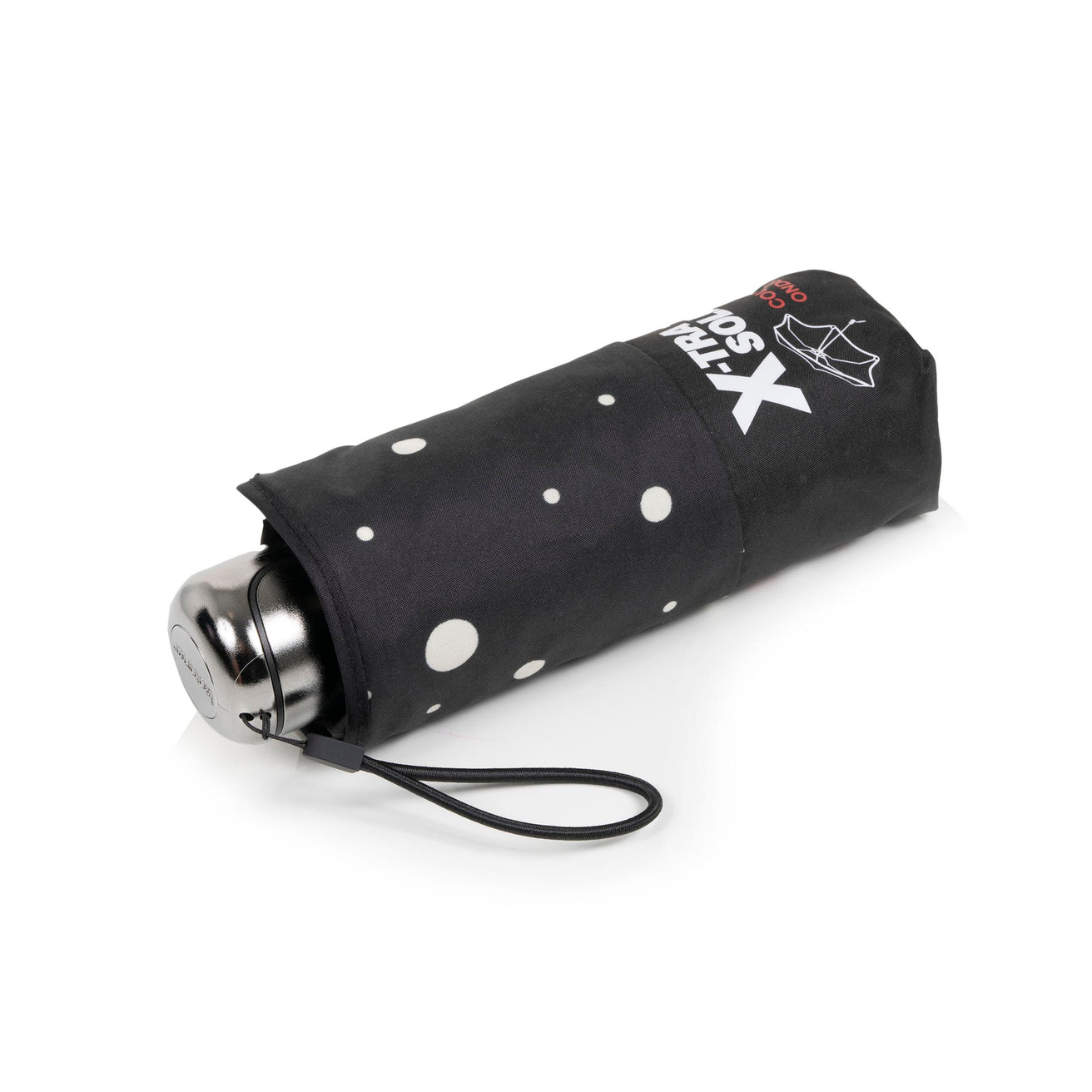 Parapluie X-TRA SOLIDE ALPHA 17,5 cm Pois Noir/Jaune