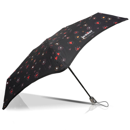 Parapluie X-TRA SOLIDE ALPHA 23 cm Cœur Rouge - Isotoner
