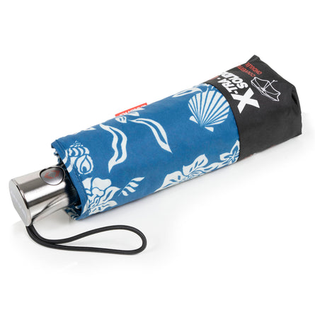 Parapluie X-TRA SOLIDE ALPHA 23 cm Fleur Coquillage Bleu - Isotoner