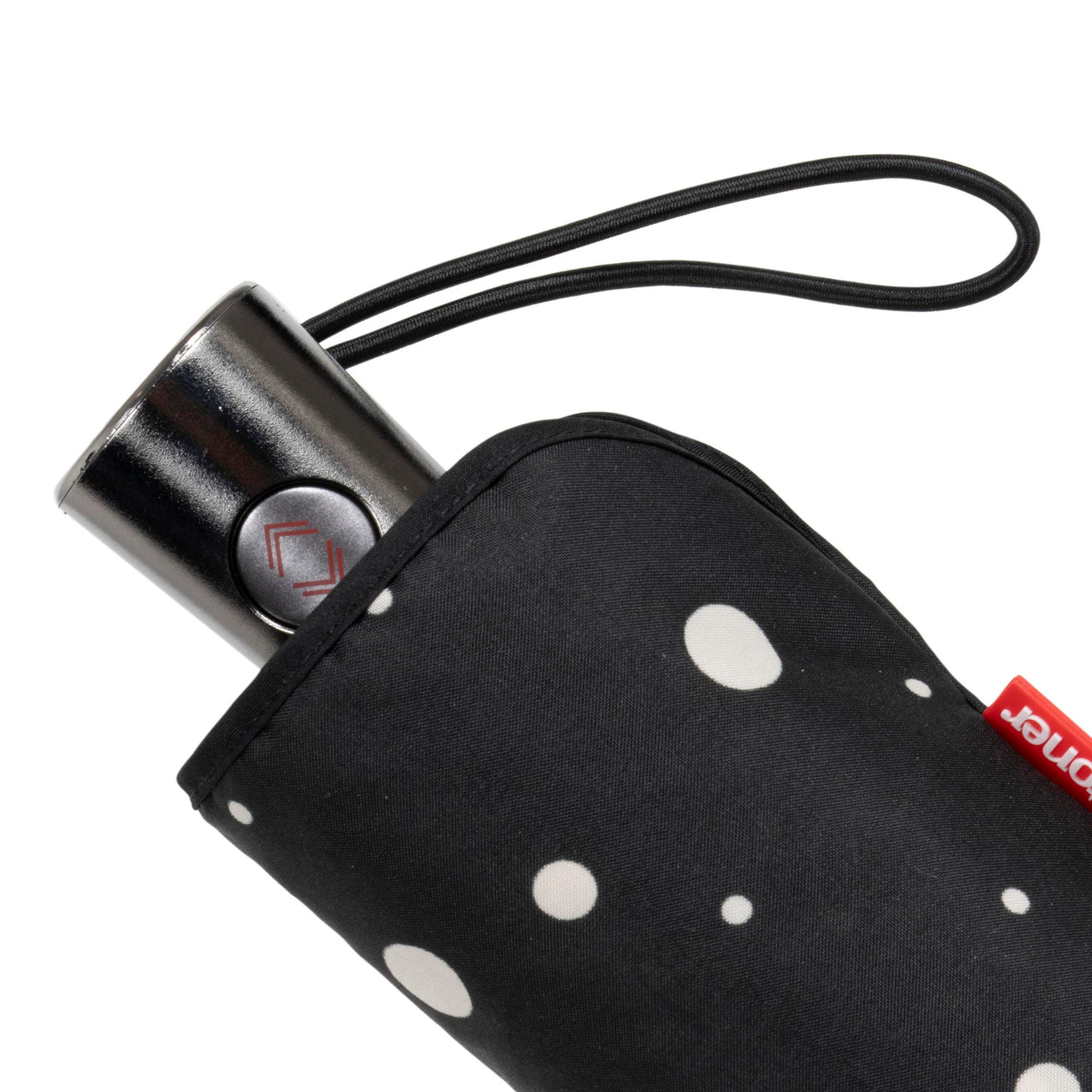 Parapluie X-TRA SOLIDE ALPHA 23 cm Pois Noir/Jaune