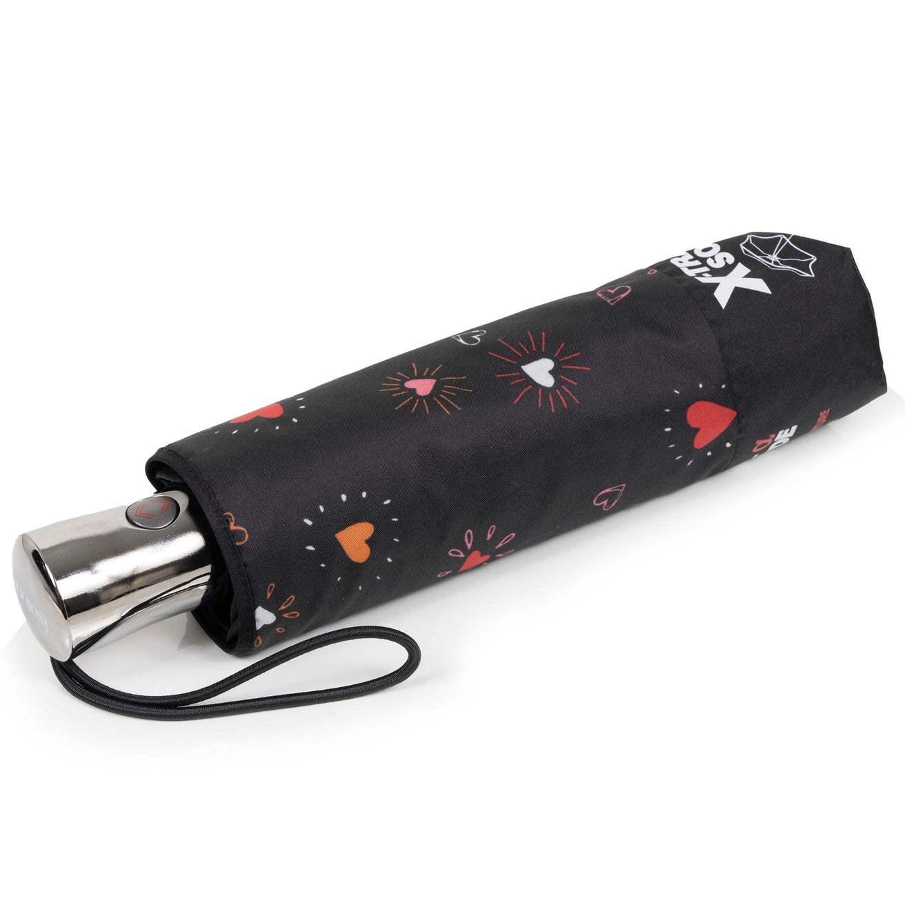 Parapluie X-TRA SOLIDE ALPHA 28 cm Coeur Rouge