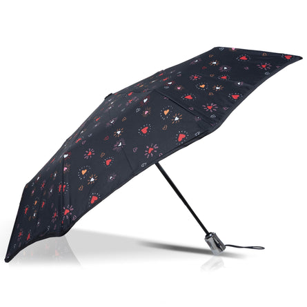 Parapluie X-TRA SOLIDE ALPHA 28 cm Coeur Rouge - Isotoner