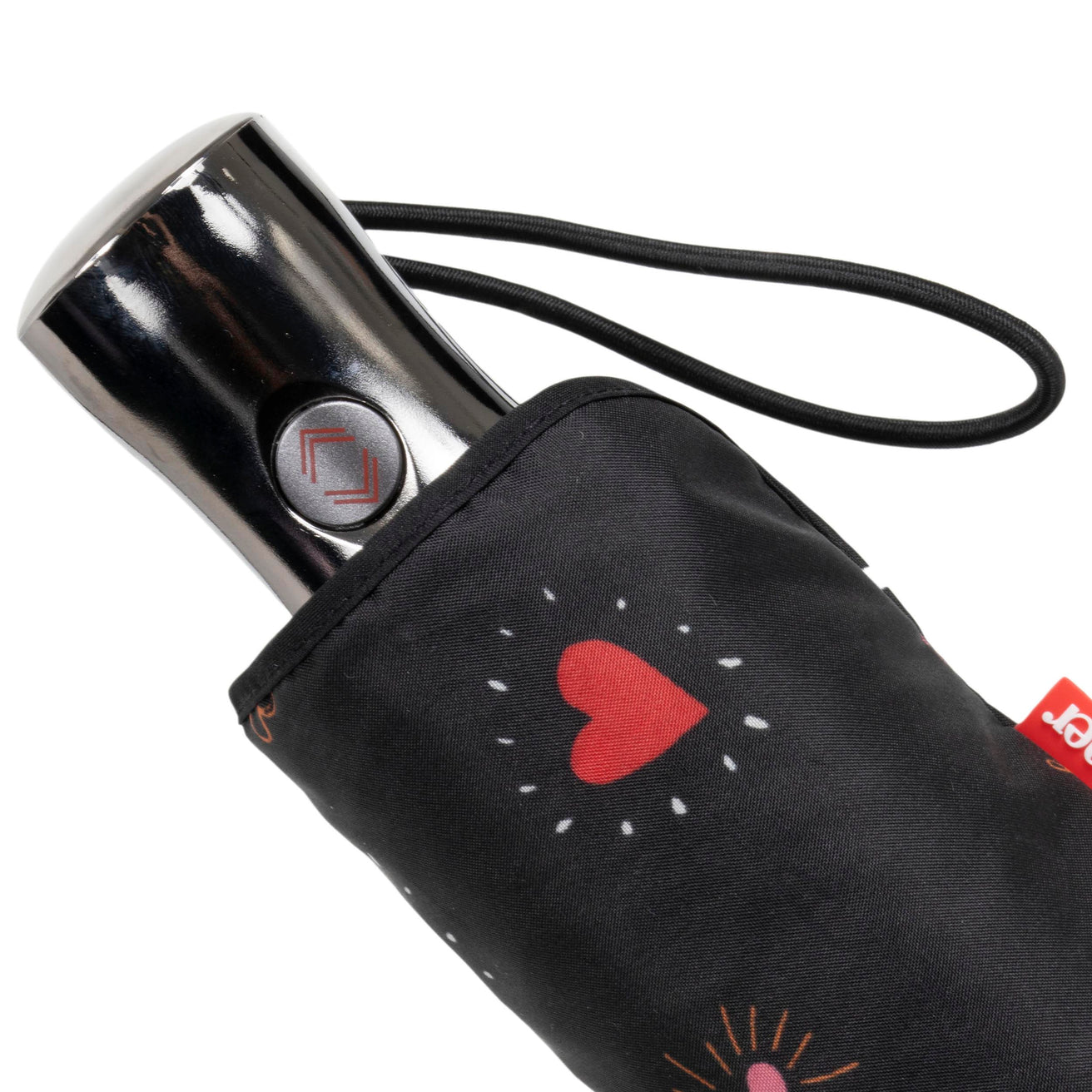 Parapluie X-TRA SOLIDE ALPHA 28 cm Coeur Rouge