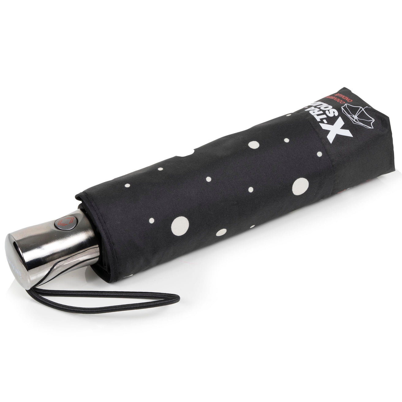 Parapluie X-TRA SOLIDE ALPHA 28 cm Pois Noir/Jaune