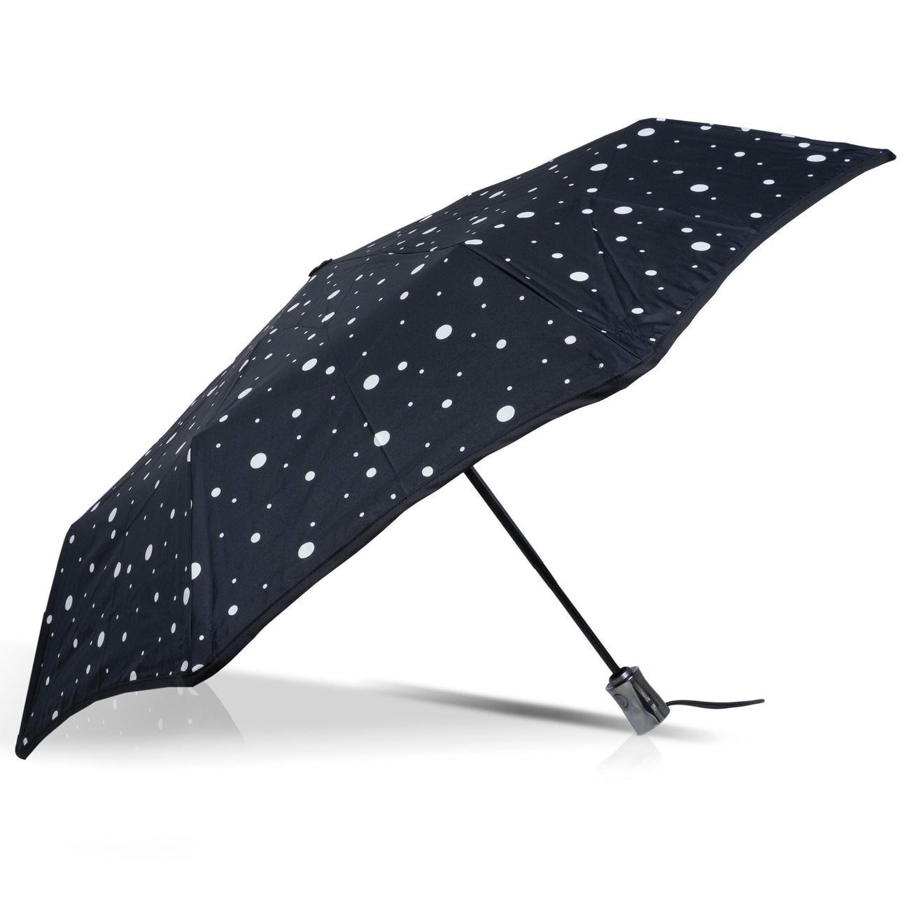 Parapluie X-TRA SOLIDE ALPHA 28 cm Pois Noir/Jaune