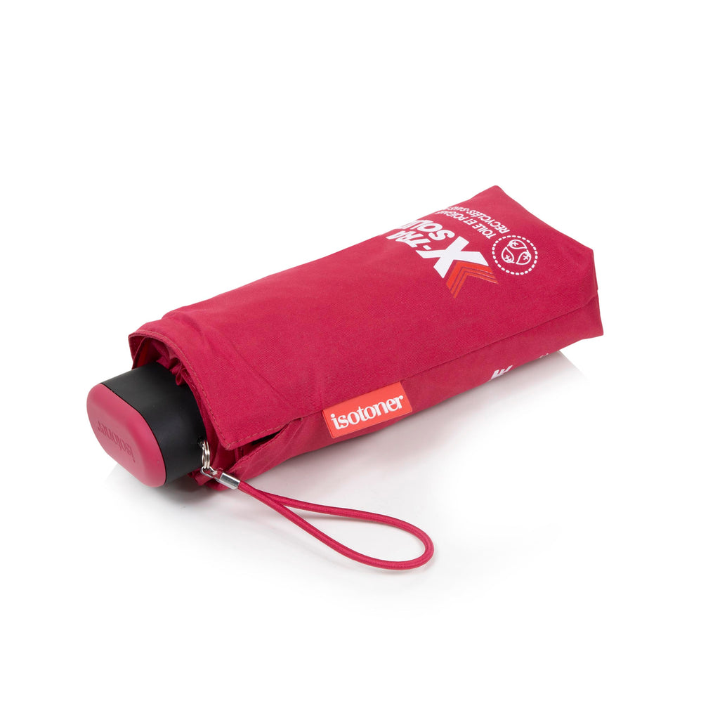 Parapluie X-TRA SOLIDE ULTRA-PLAT Framboise - Isotoner