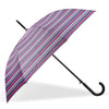 Parapluie Canne Auto Pois contemporain rayures canard Isotoner