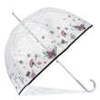 Paraguas Transparente PVC/Mariposa rosa