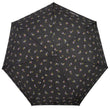 Parapluie ombrelle Noir Petites Fleurs UPF50+