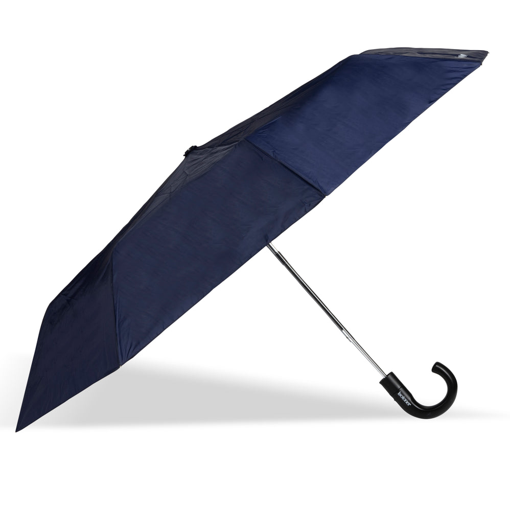 Parapluie Crook Automatique pliant Marine - Isotoner