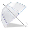 Parapluie transparent PVC/Pavot sauvage pvc/pastel Isotoner