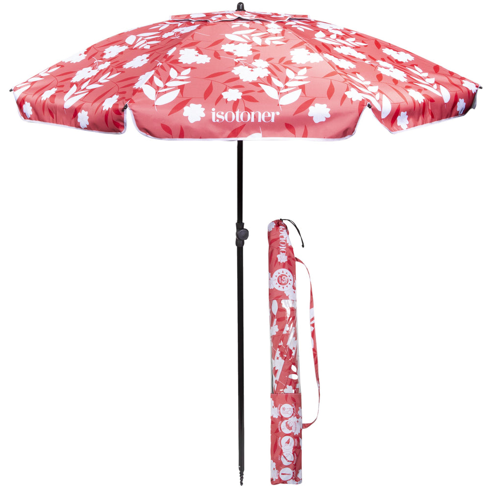 Sombrilla de playa Flores tropicales - Isotoner