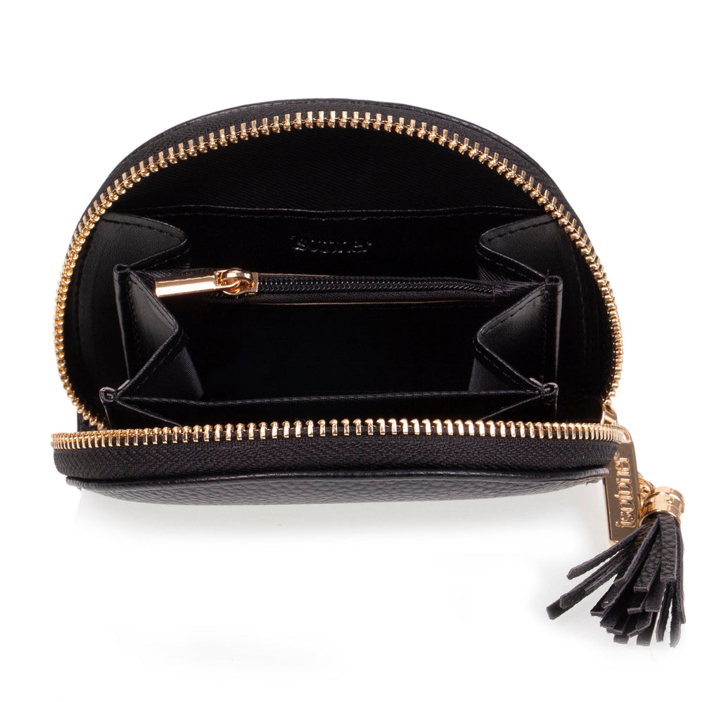 Cartera media luna Mujer Negro - Isotoner