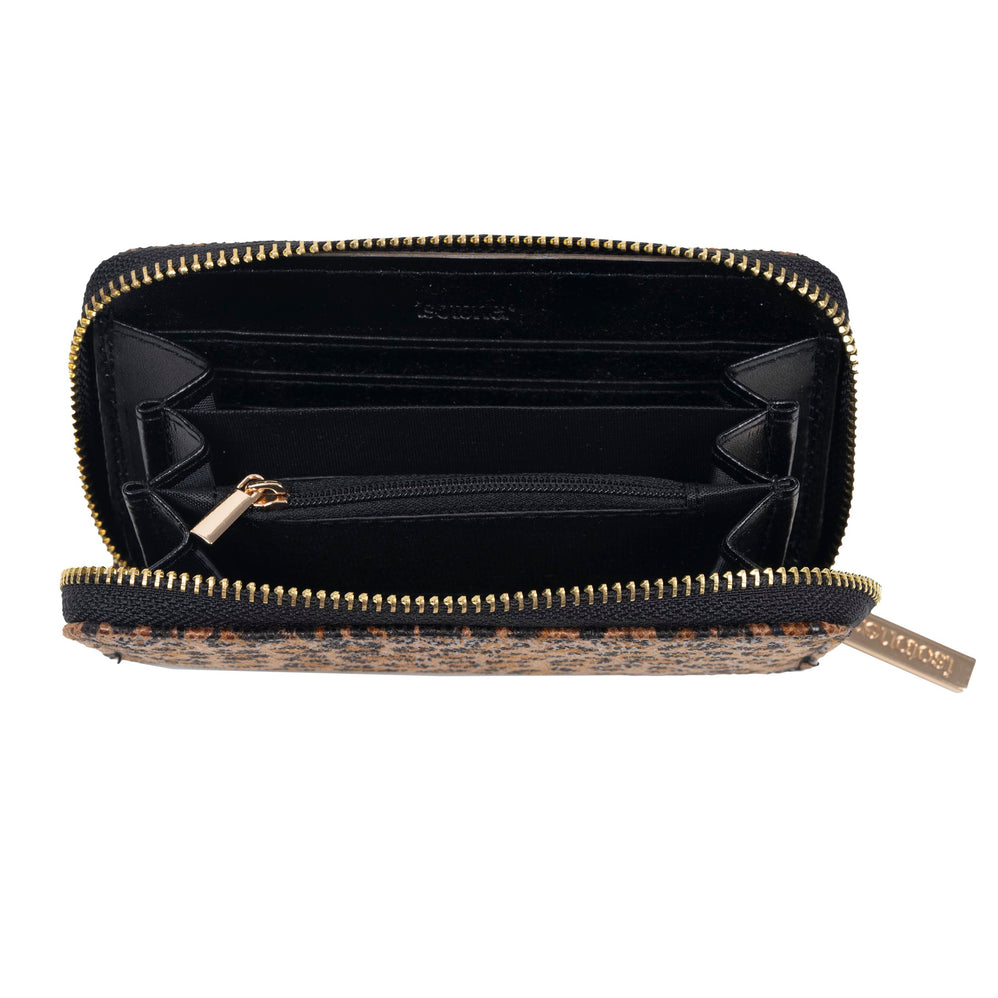 Cartera Mujer cremallera Leopardo - Isotoner