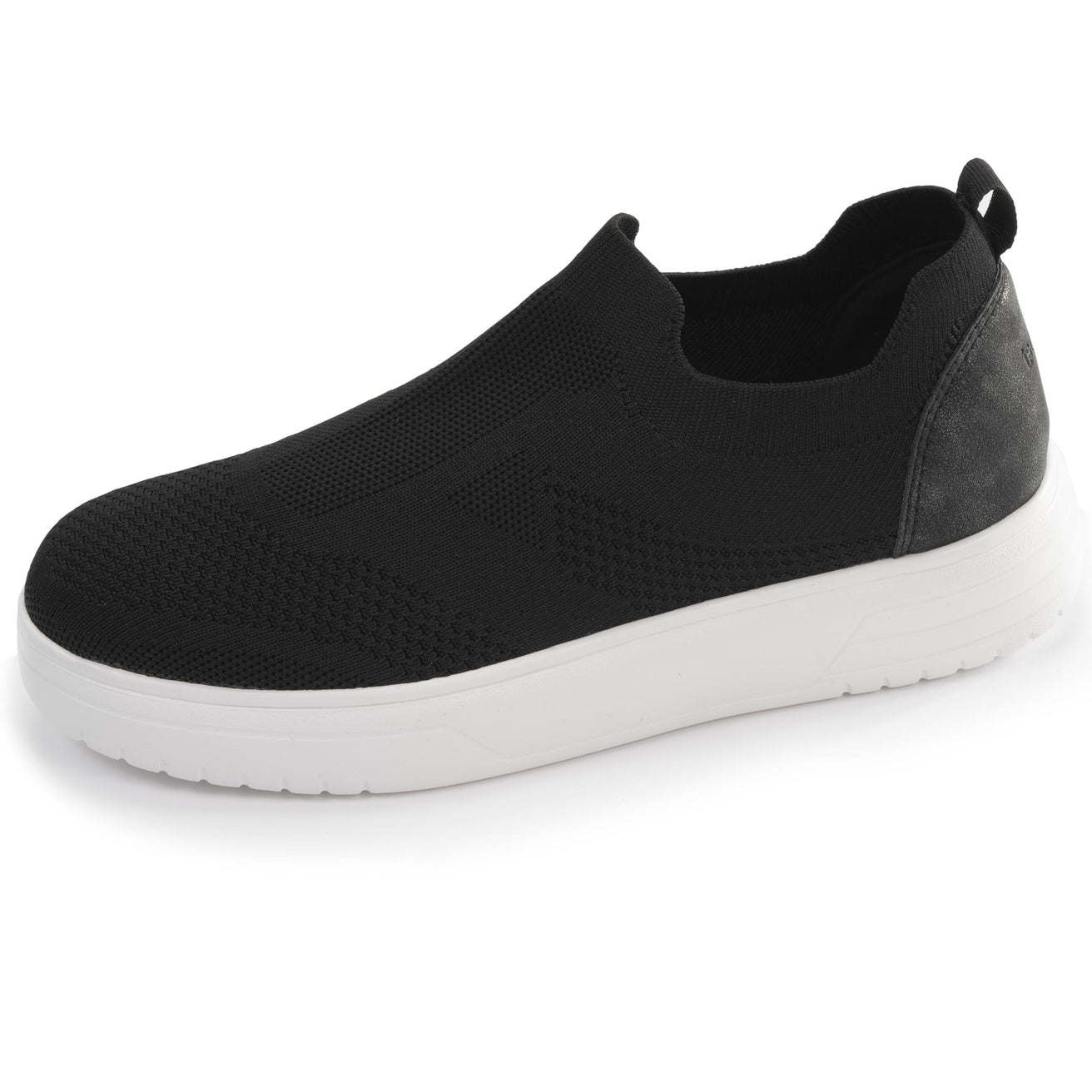 Basket Femme slip-on plateforme Noir