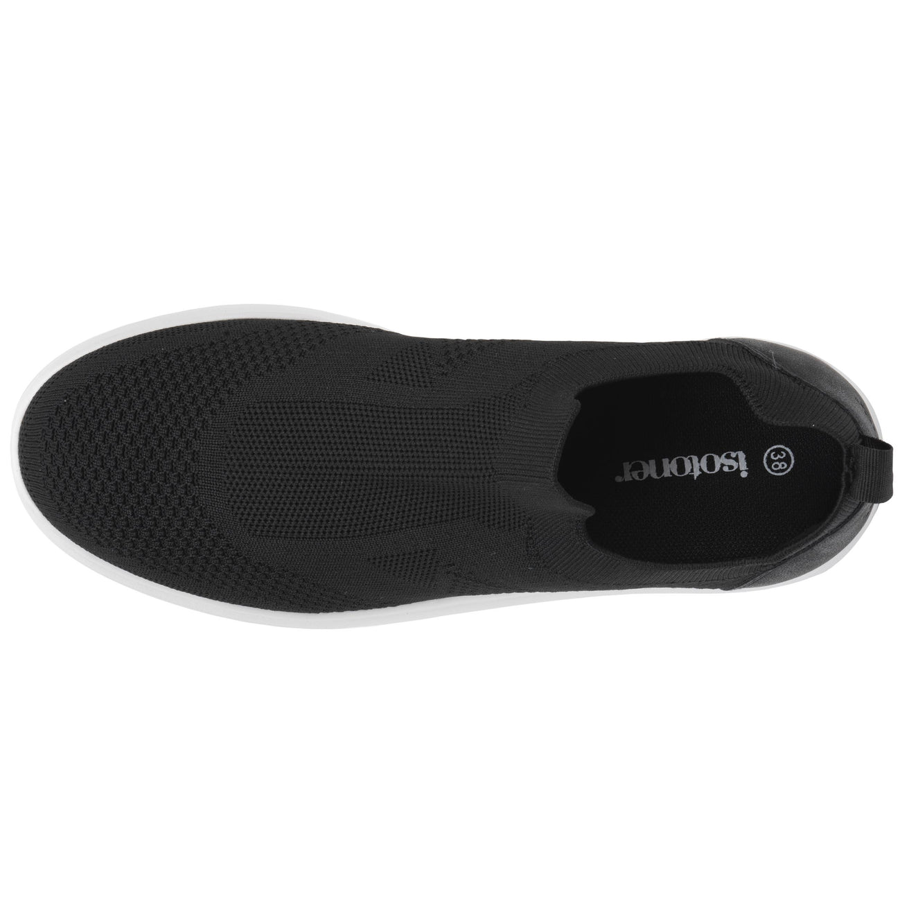 Basket Femme slip-on plateforme Noir