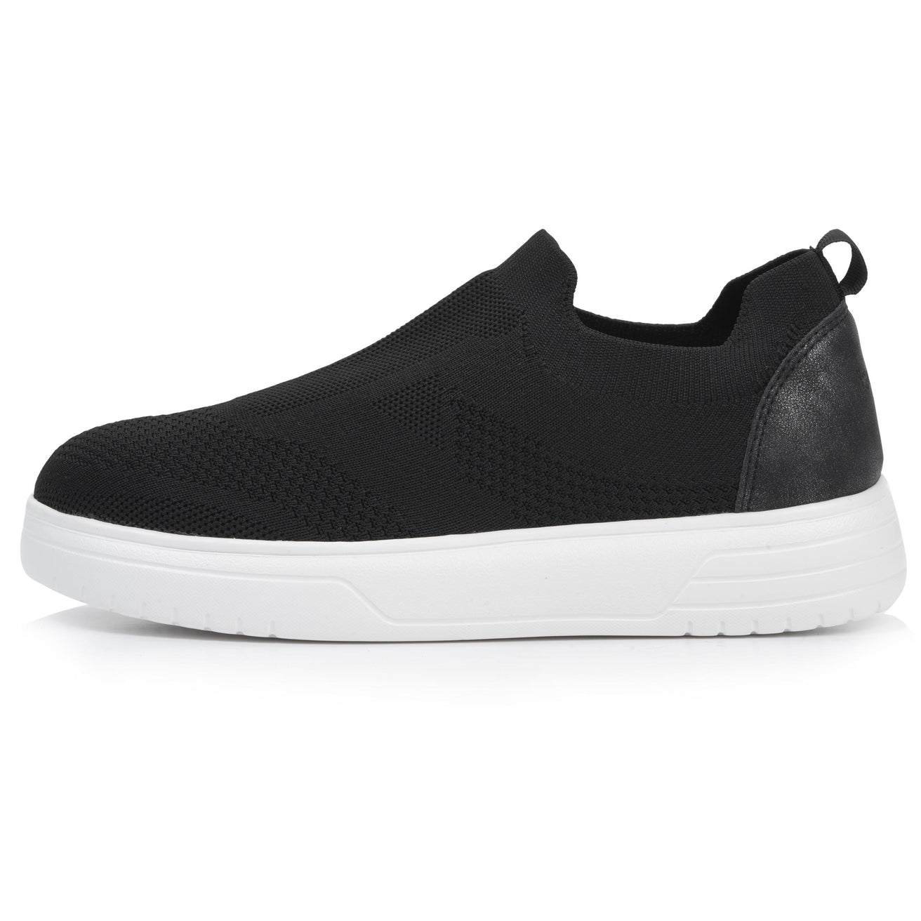 Basket Femme slip-on plateforme Noir