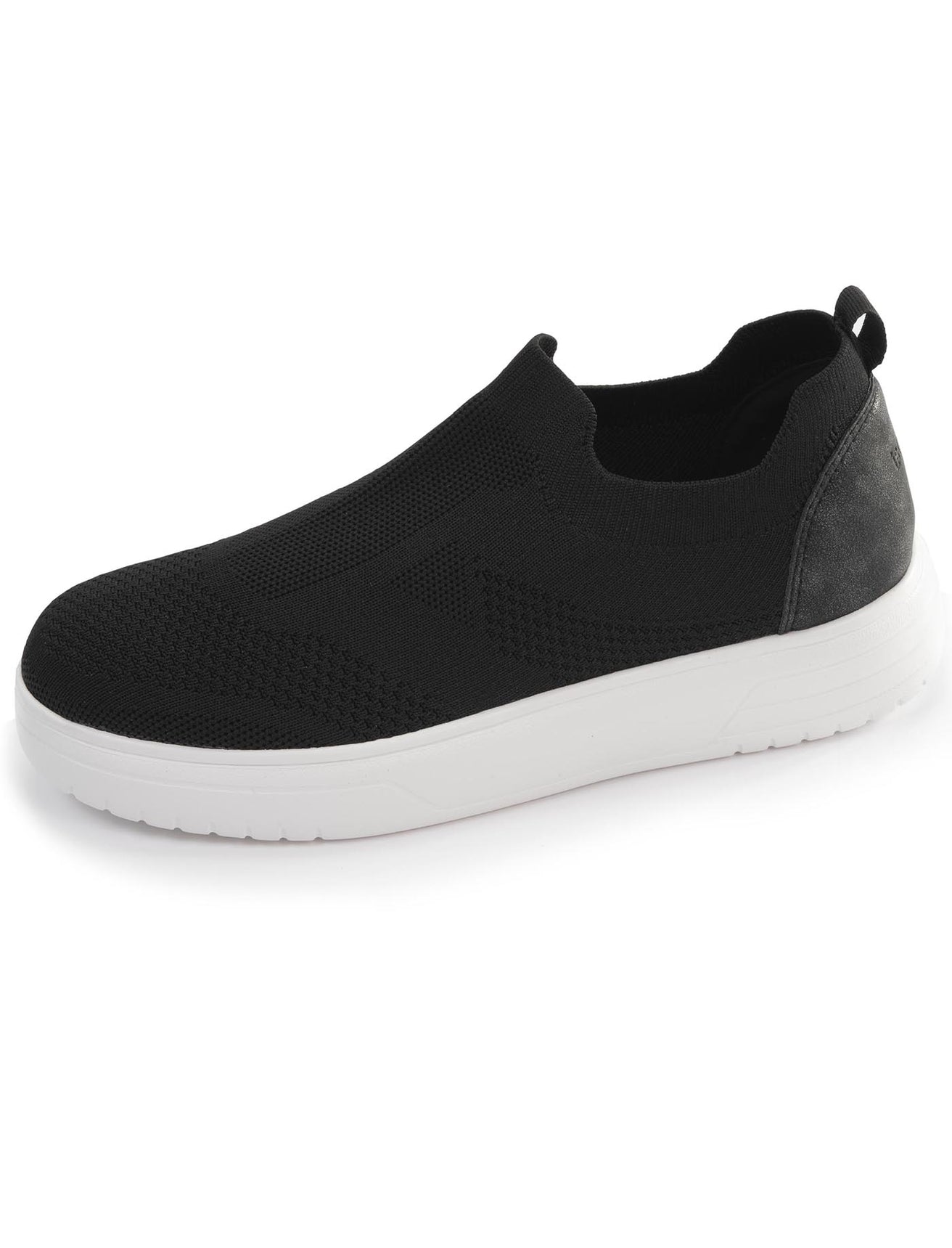 Basket Femme slip-on plateforme Noir