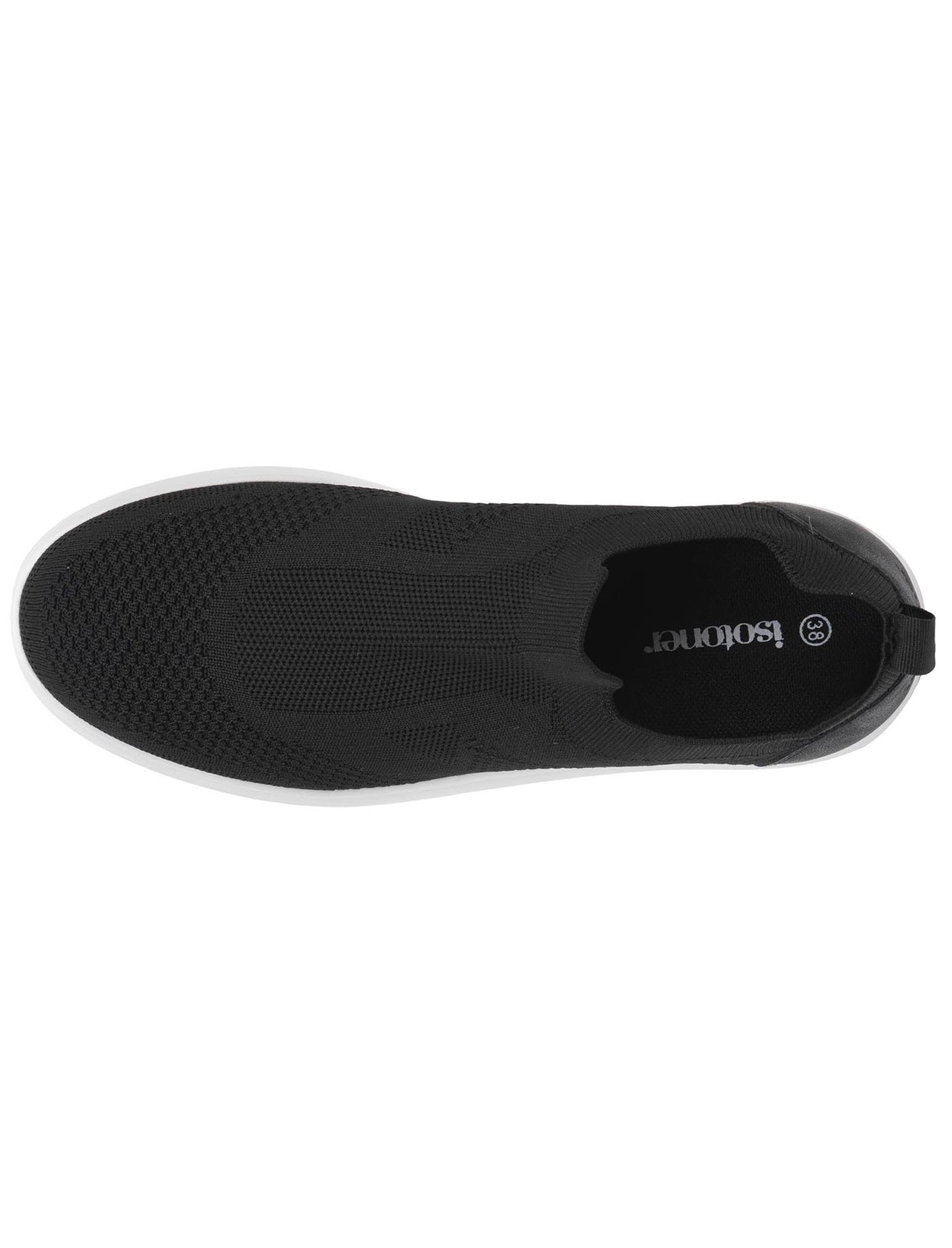 Basket Femme slip-on plateforme Noir