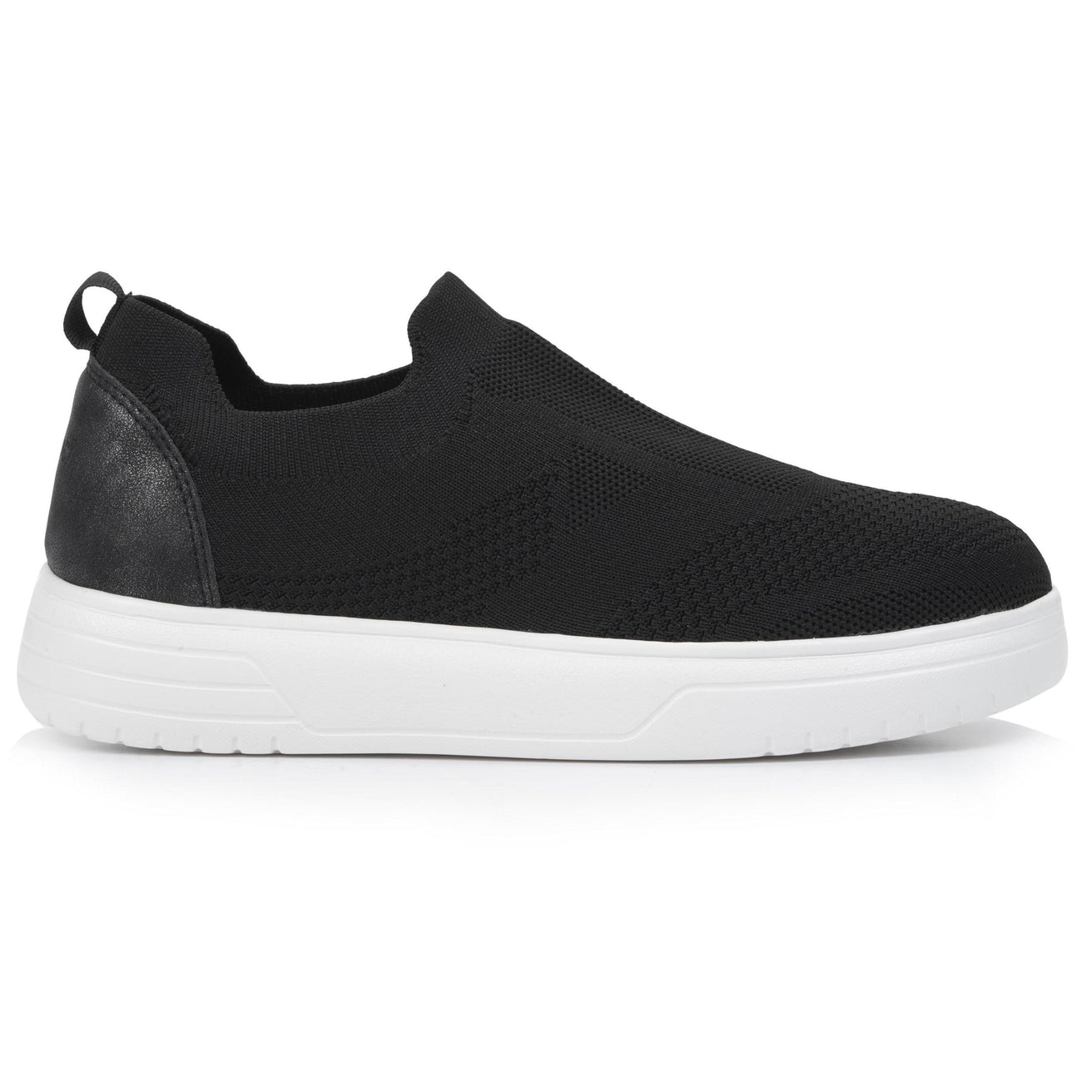 Basket Femme slip-on plateforme Noir