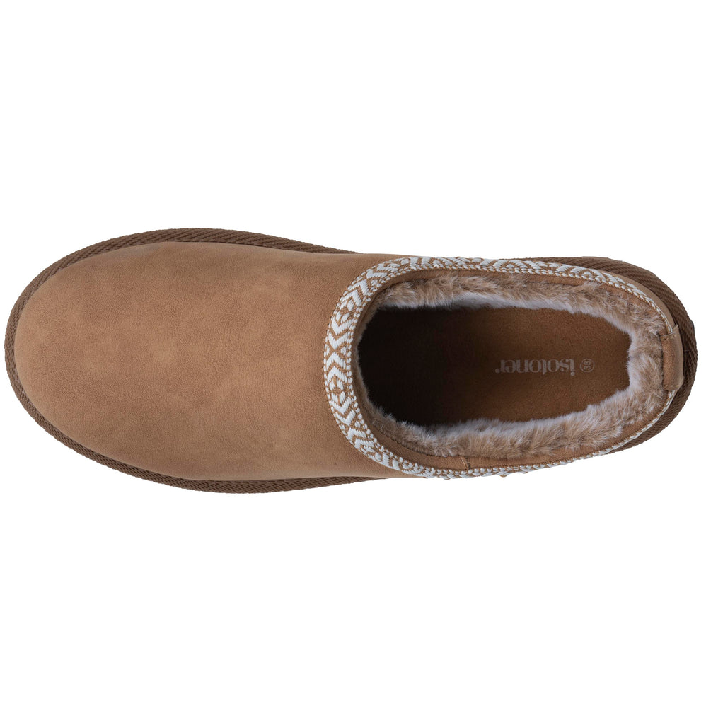 Zuecos Cozy Mujer forrados Camel - Isotoner