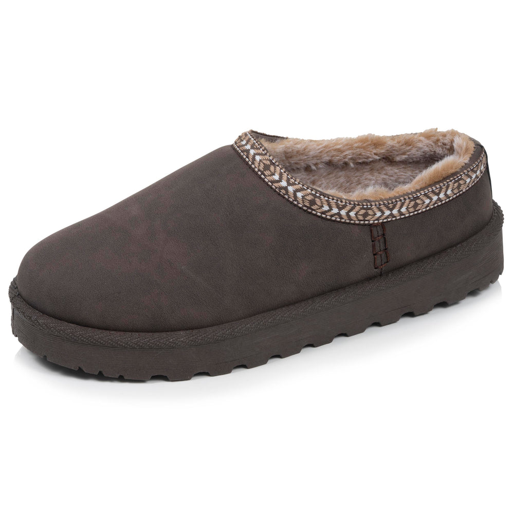 Zuecos Cozy Mujer forrados Marrón - Isotoner
