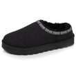 Zuecos Cozy Mujer forrados Negro