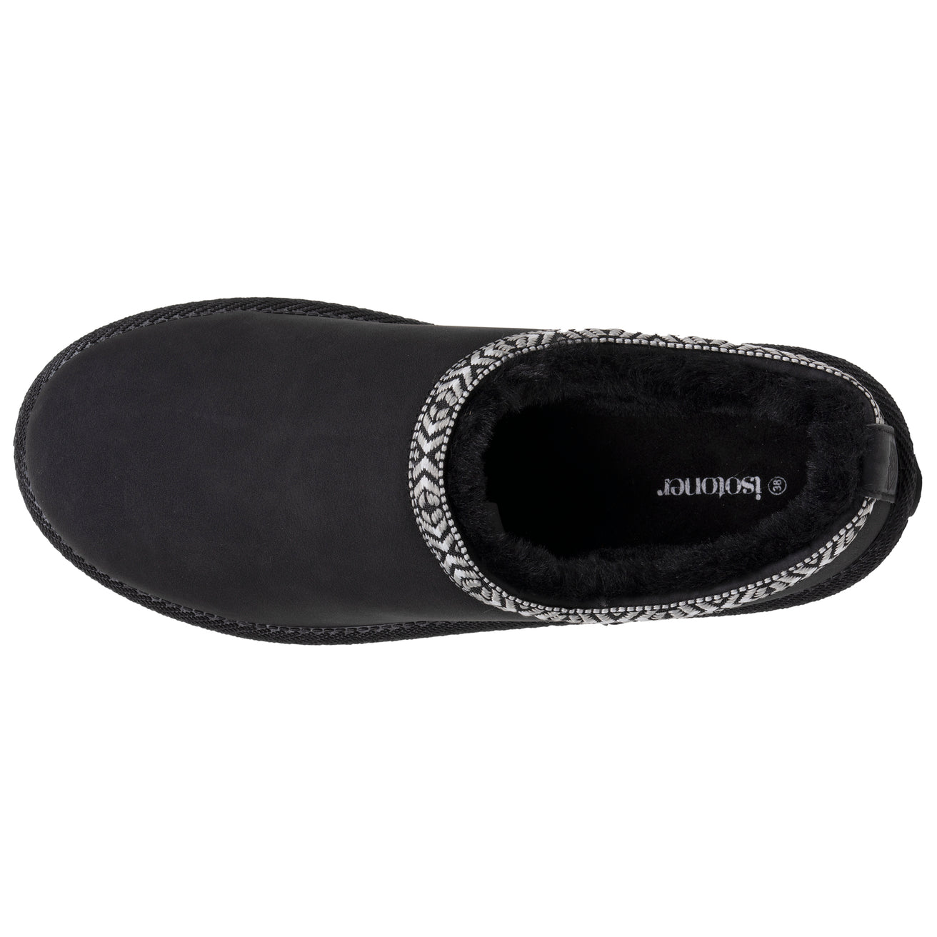 Zuecos Cozy Mujer forrados Negro