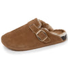 Sabots-Femme-Camel-surpiqures-blanches-Isotoner-97436_AAN_1