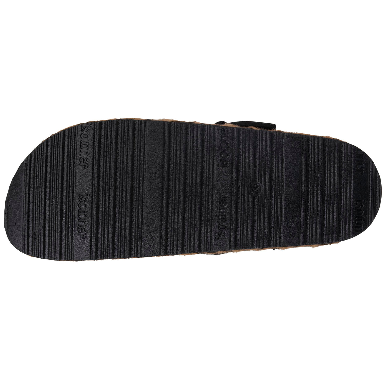 Mules Sabots Femme Léopard/Noir